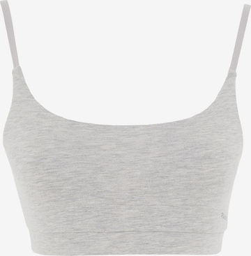 Organication Bra in Grey: front
