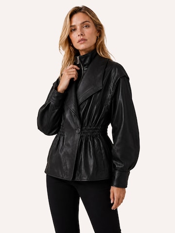 Veste mi-saison MEETWEE en noir