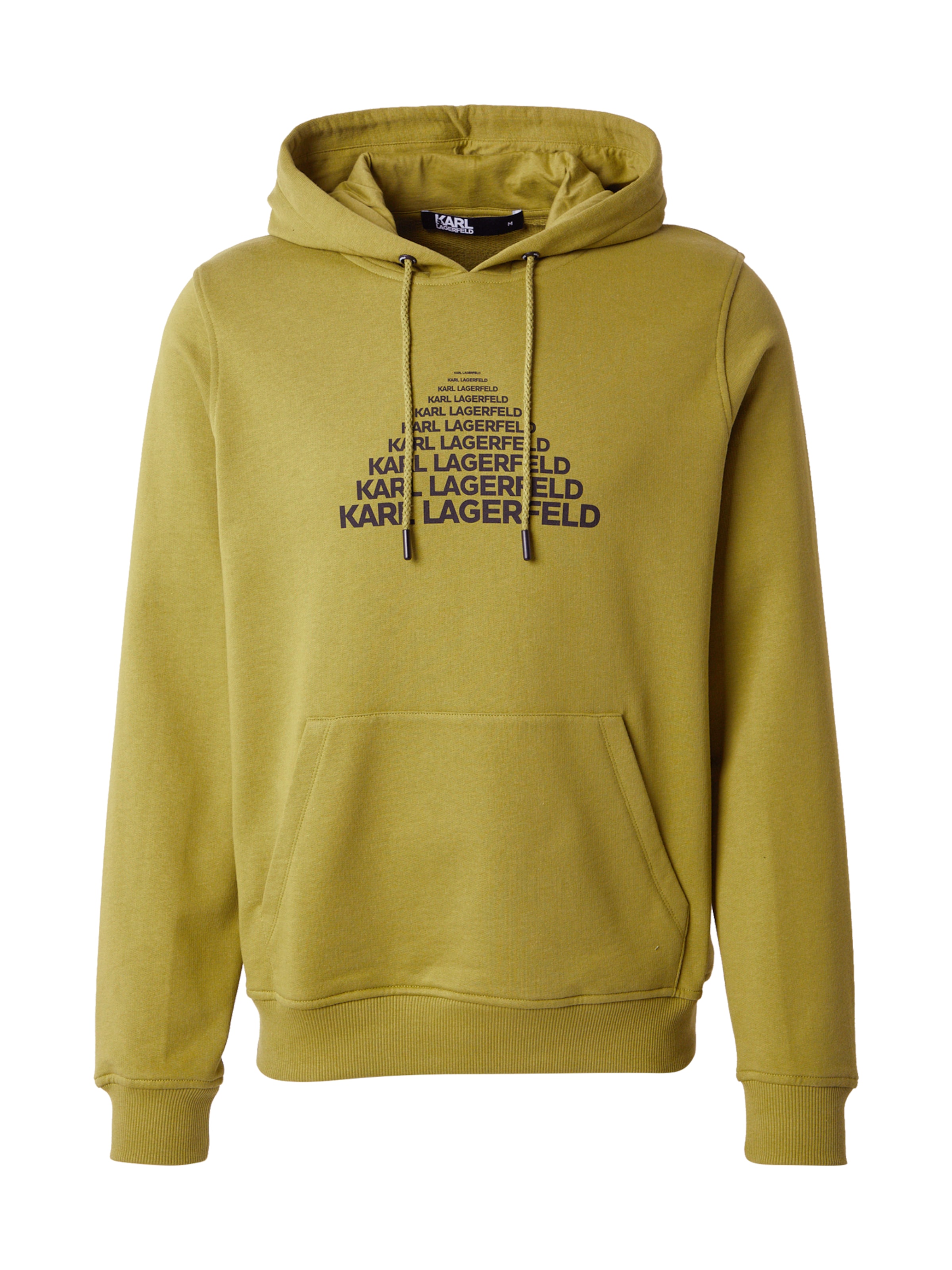 Karl Lagerfeld Sweatshirt i gul: framsida