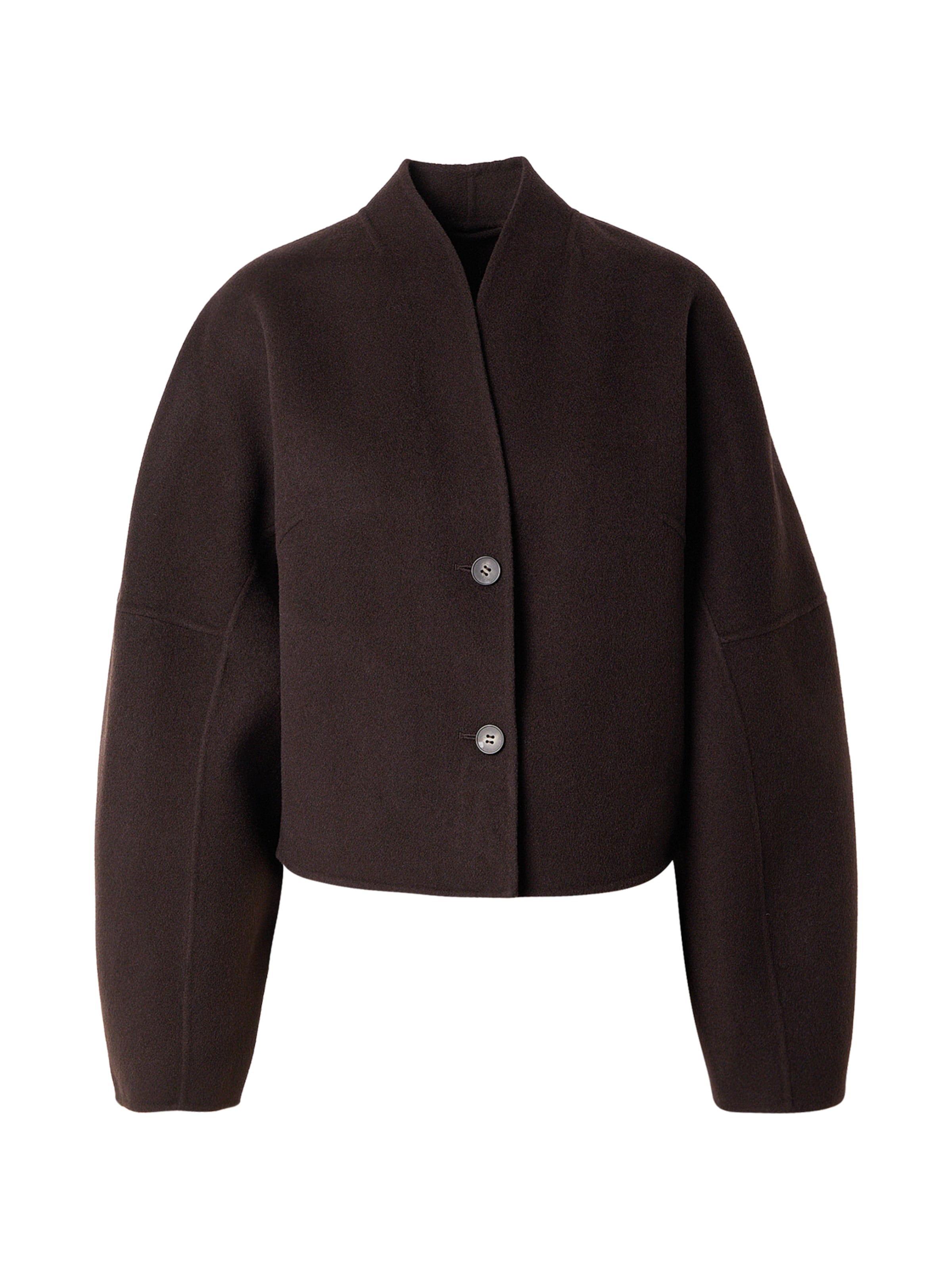 & Other Stories Veste mi-saison en marron, Vue avec produit