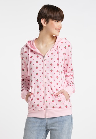 MYMO Sweatjacke in Pink: predná strana