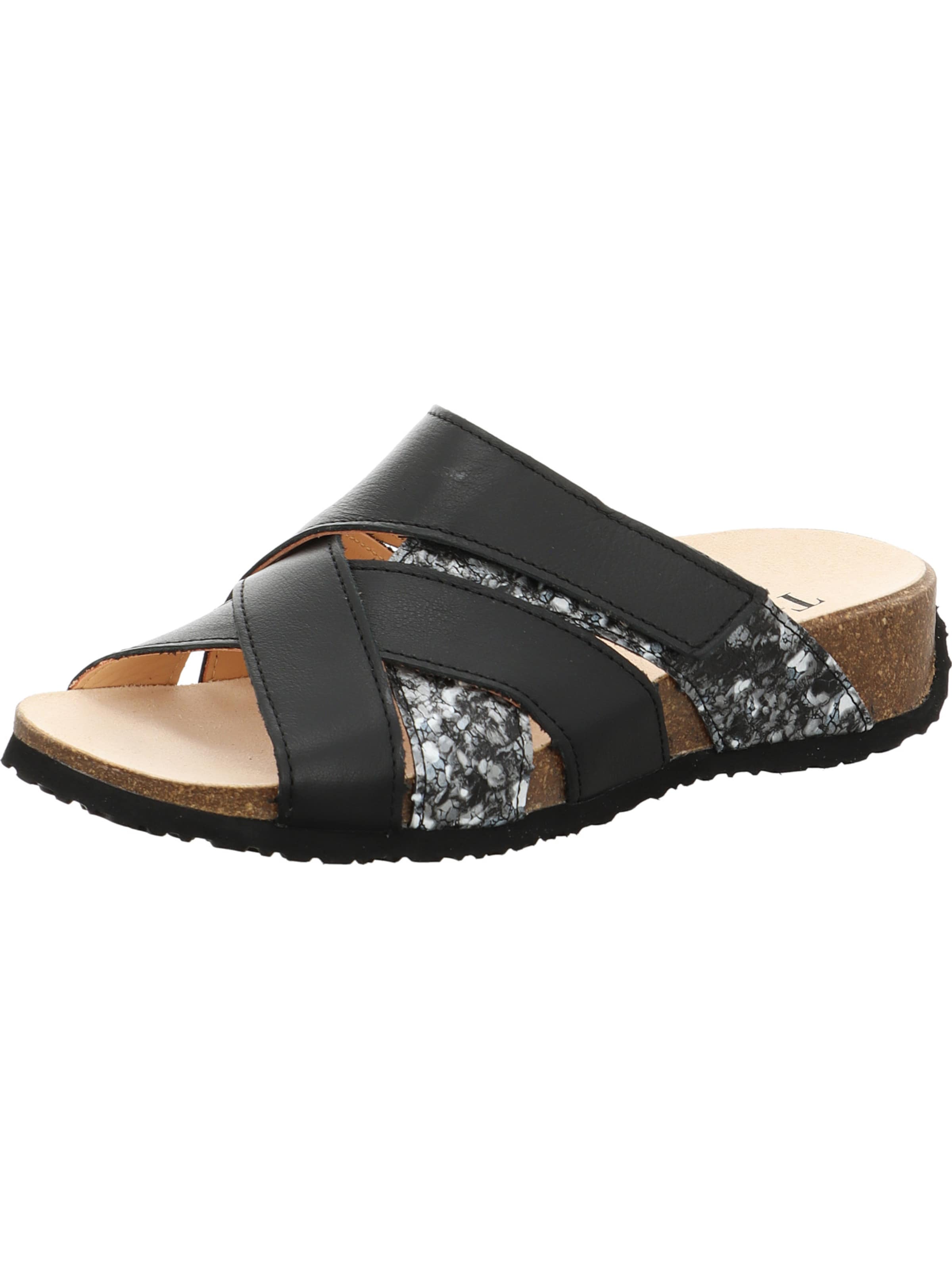 THINK! Mules 'Mizzi' in Black: front