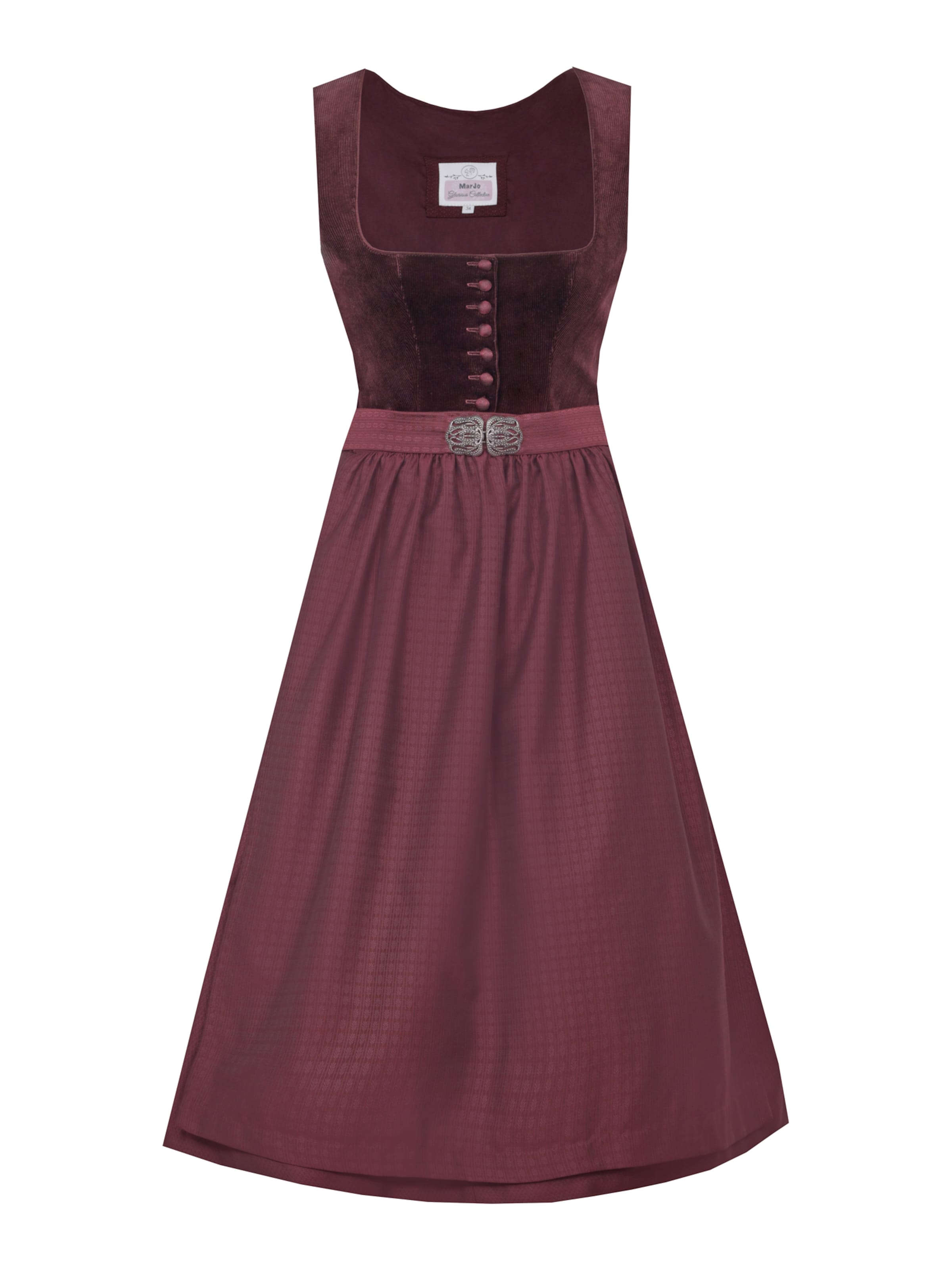 Rochițe tiroleze 'Osterhofen' de la MARJO pe roșu: față