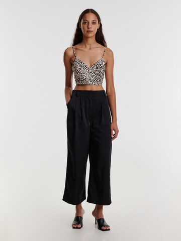 Wide Leg Pantalon 'Janne' EDITED en noir