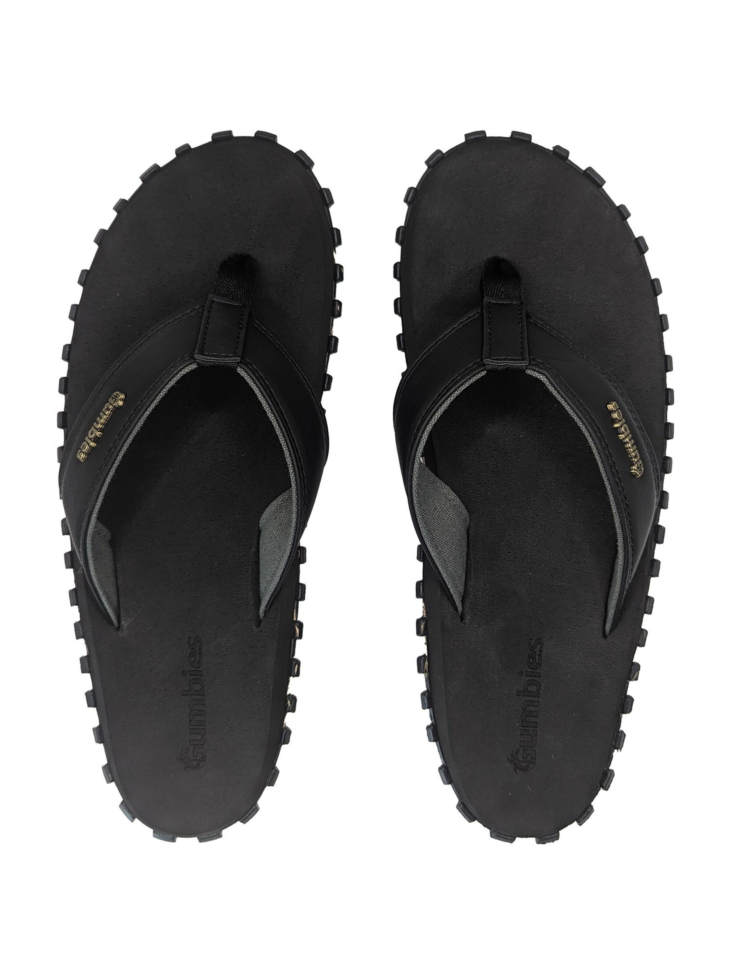 Gumbies T-Bar Sandals in Black