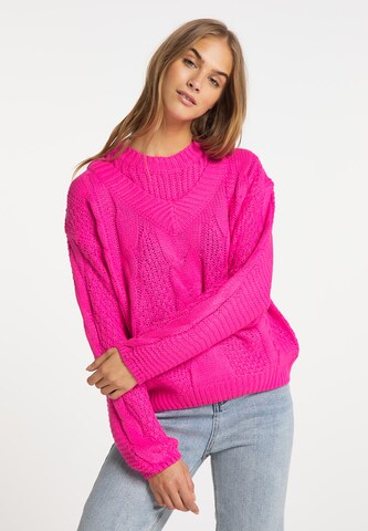 MYMO Sweater in Pink: front