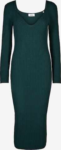 minimum Gebreide jurk 'Stassy' in Groen: voorkant