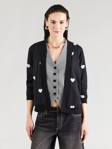 ABOUT YOU Φθινοπωρινό και ανοιξιάτικο μπουφάν 'Erika' σε μαύρο: μπροστά