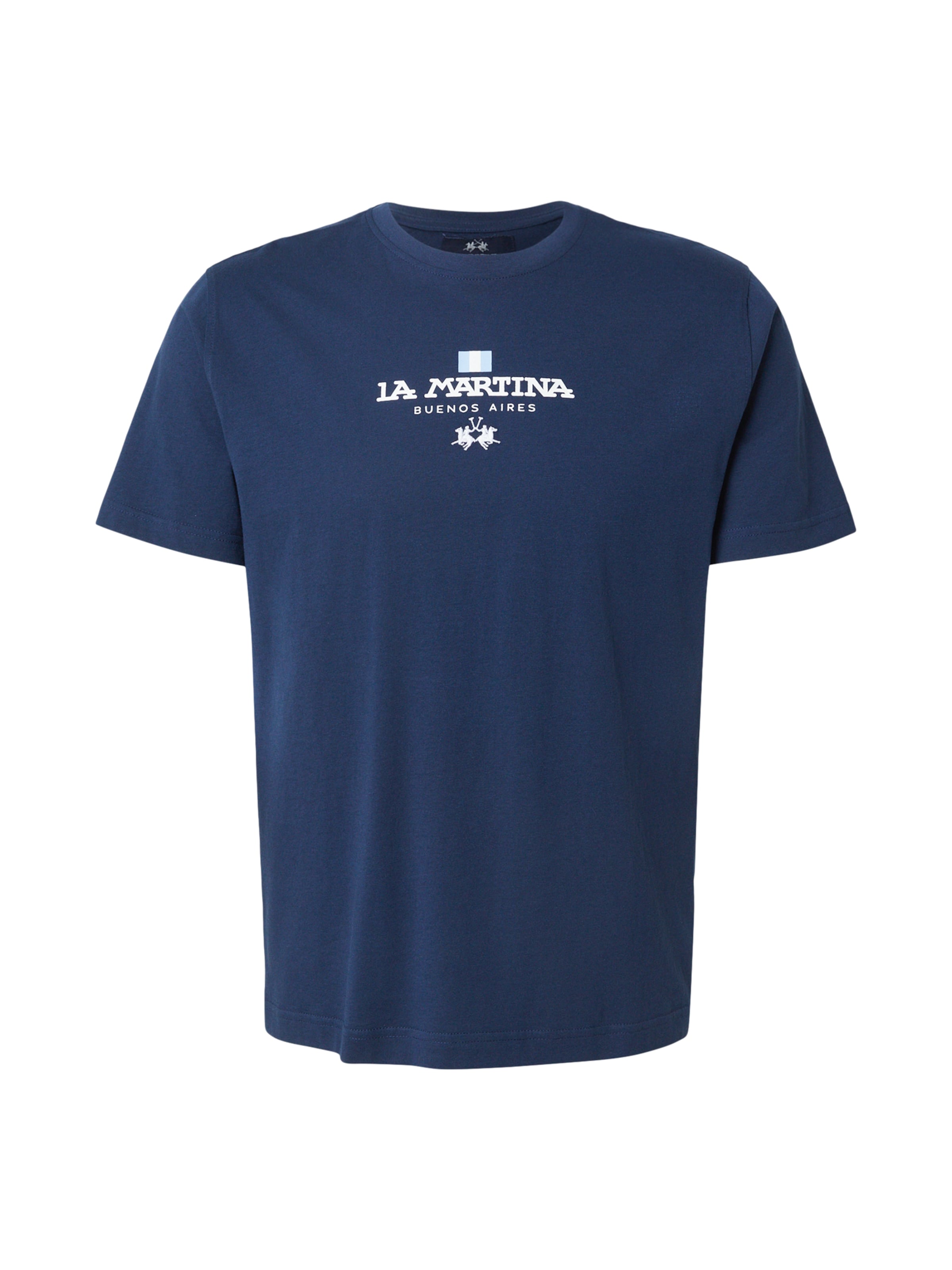 La Martina T-Shirt in Blau: Vorderseite