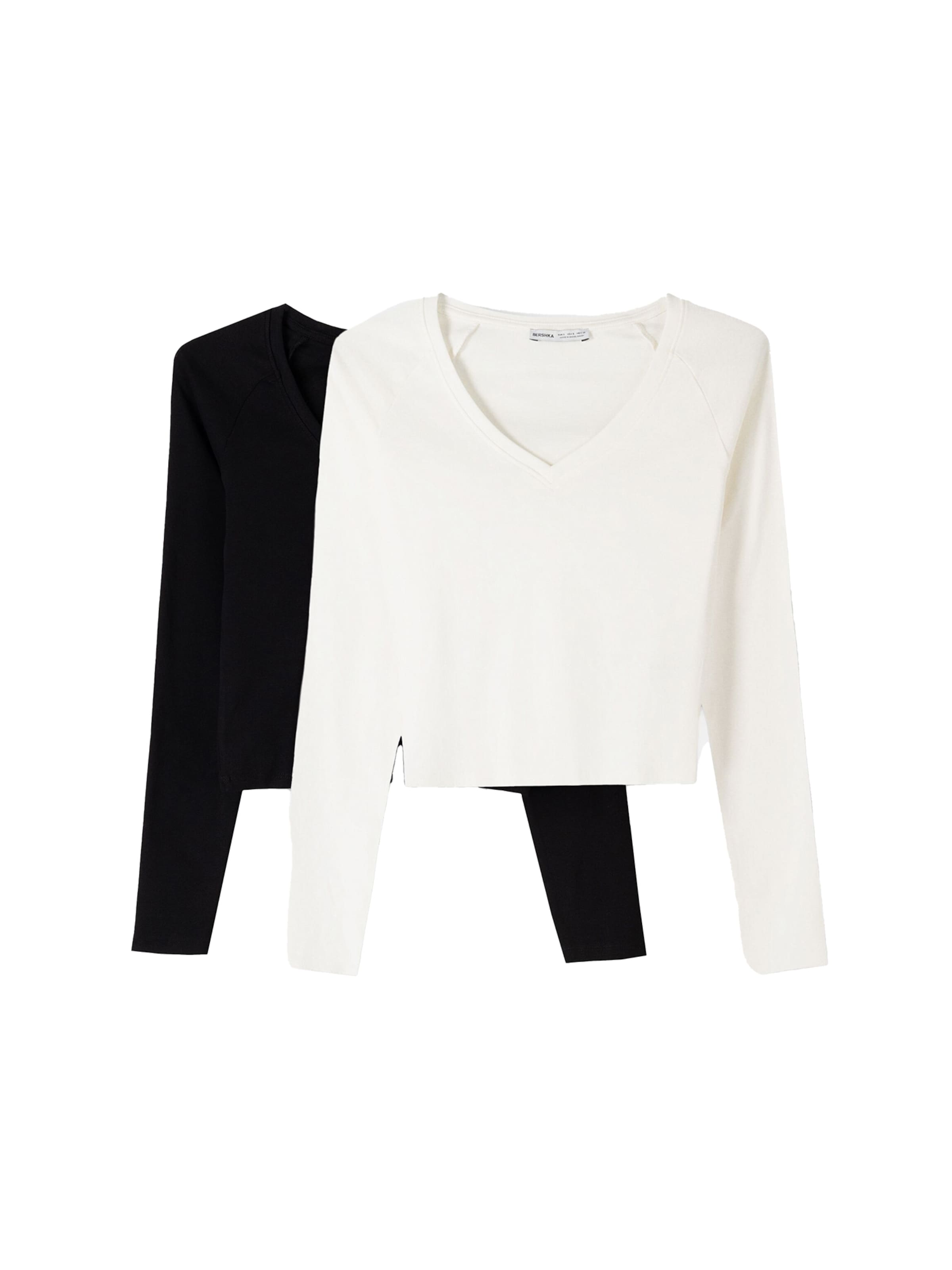 Maglietta di Bershka in nero: frontale