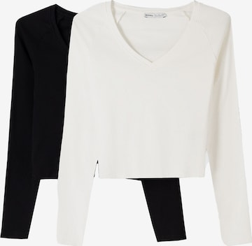 Maglietta di Bershka in nero: frontale