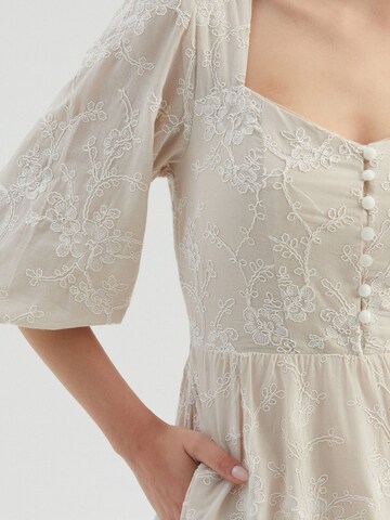 Hiccup Kleid in Beige