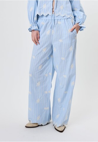 Wide leg Pantaloni 'Leni' di OH APRIL in blu: frontale