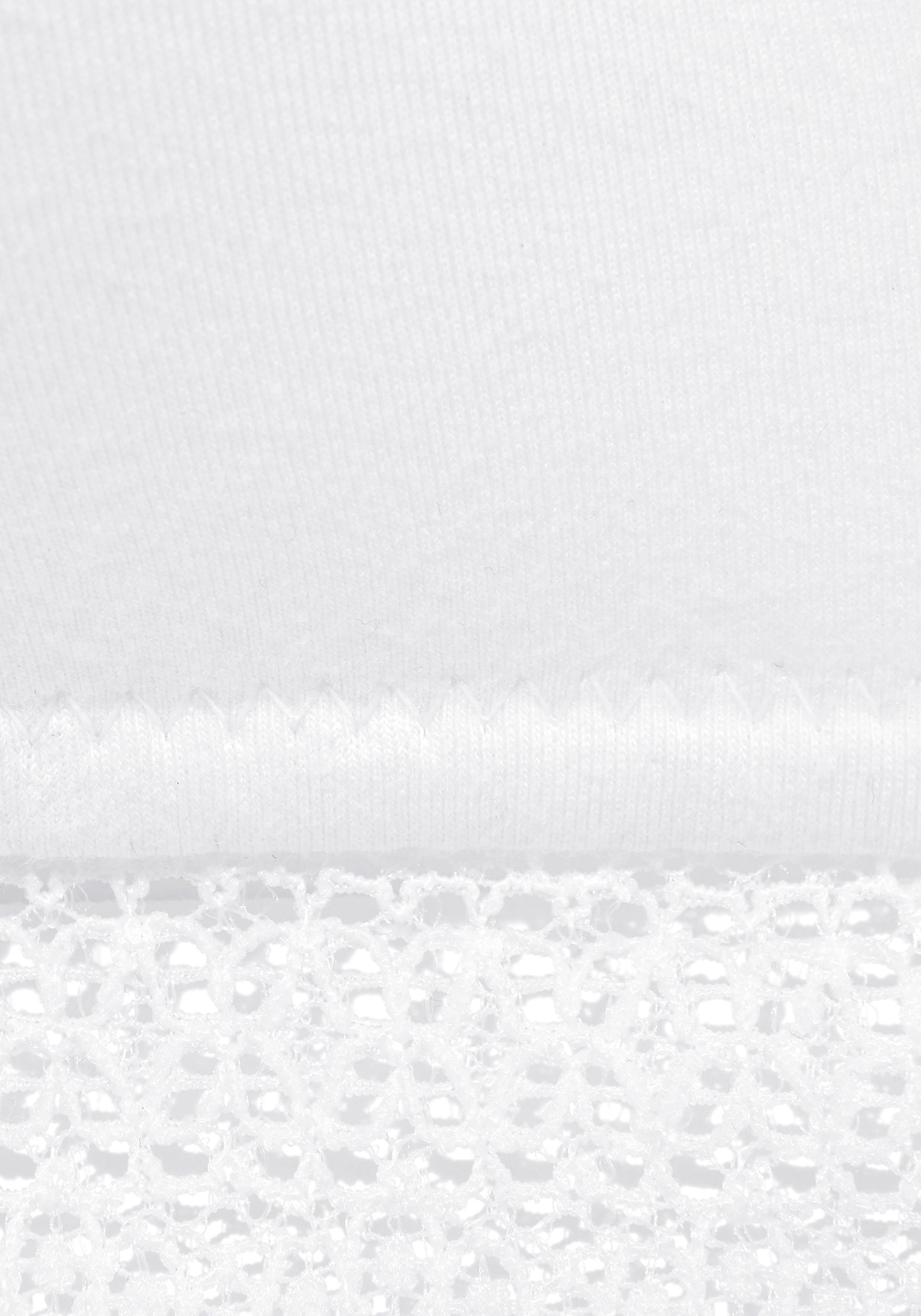 PETITE FLEUR T-shirt Podprsenka – bílá