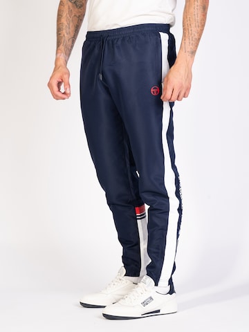 Sergio Tacchini Regular Workout Pants 'Den' in Blue: front