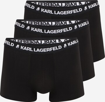 Boxers Karl Lagerfeld en noir : devant