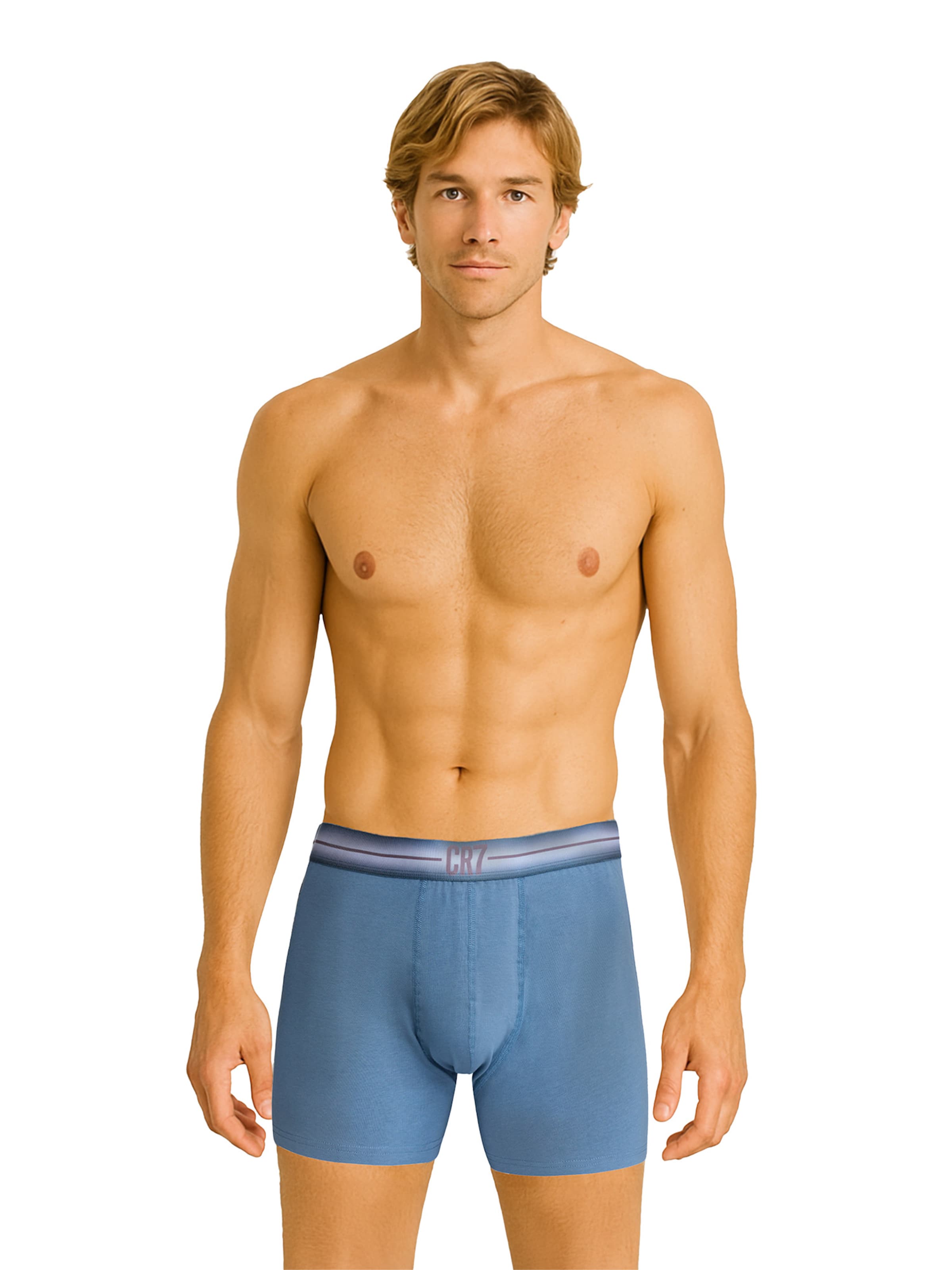 CR7 - Cristiano Ronaldo - Calzoncillo boxer ' Basic Trunk Organic ' en Mezcla de colores: frente