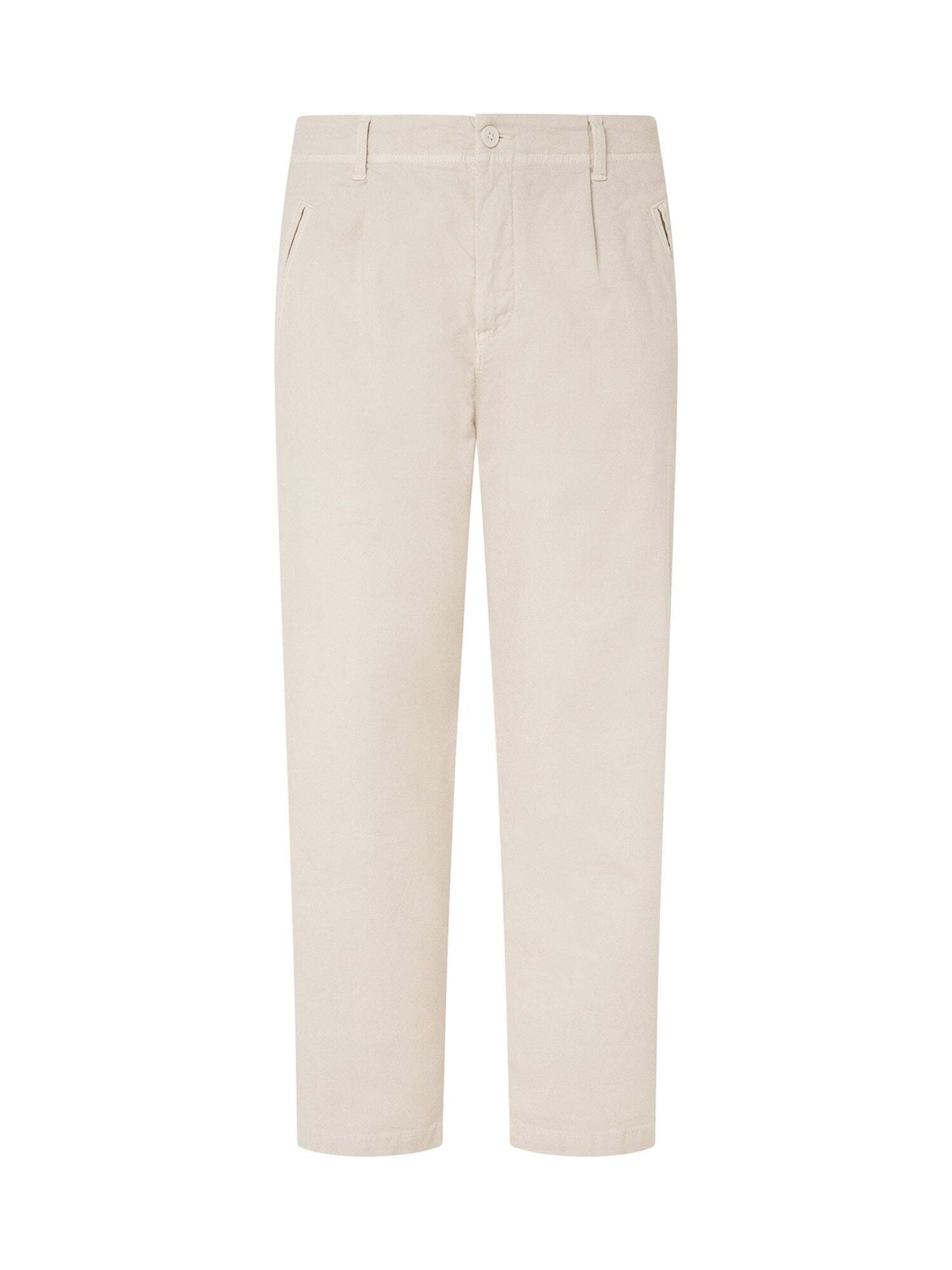 Pepe Jeans Loose fit Trousers in Beige: front