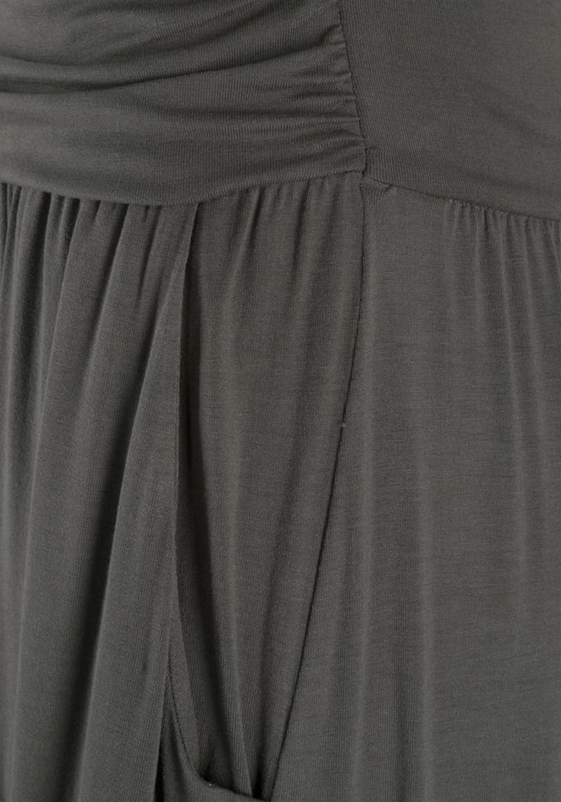 LASCANA Šaty 'LS Maxikleid Python' – zelená