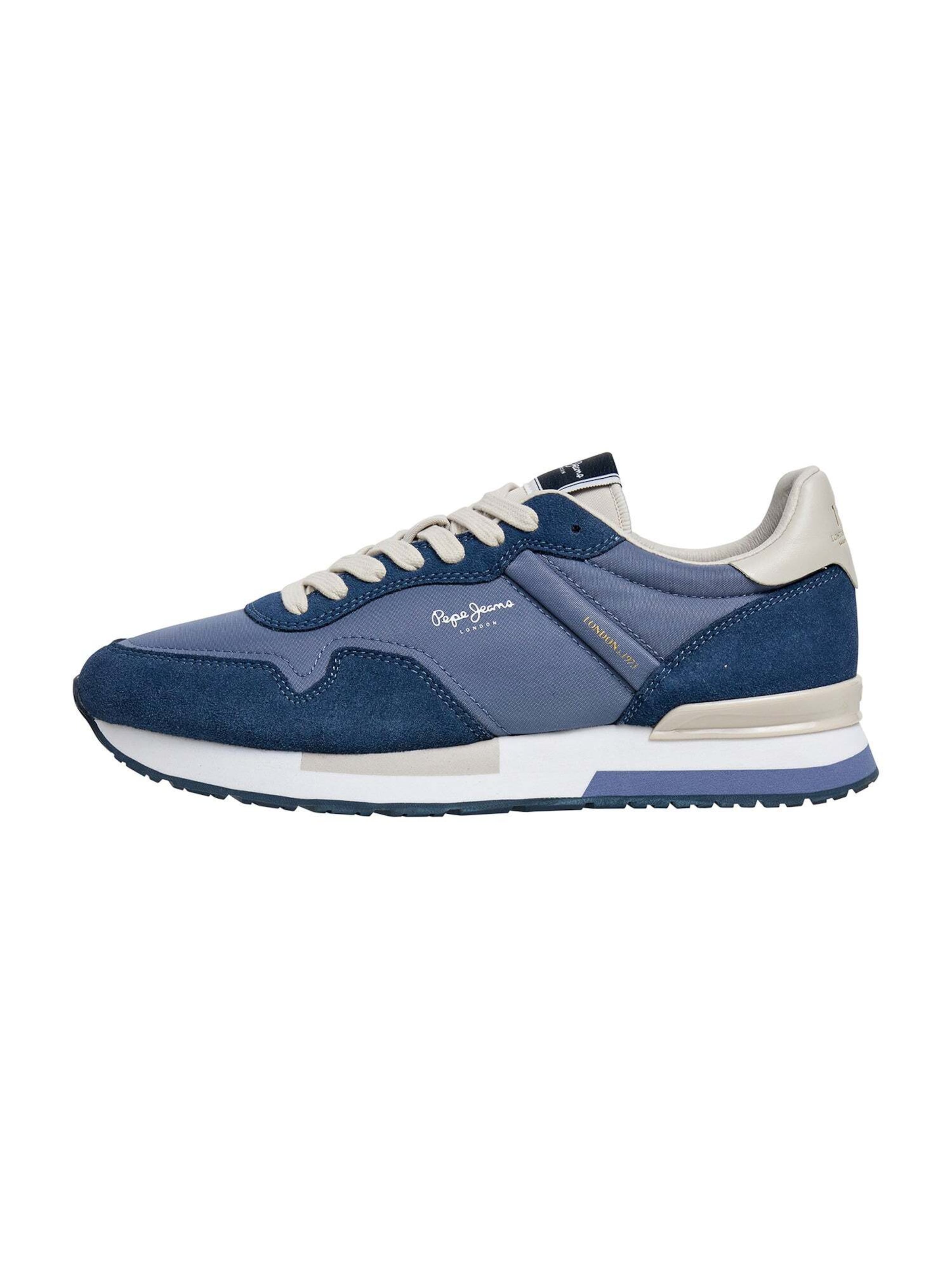 Sneaker bassa 'Hailon' di Pepe Jeans in blu: frontale
