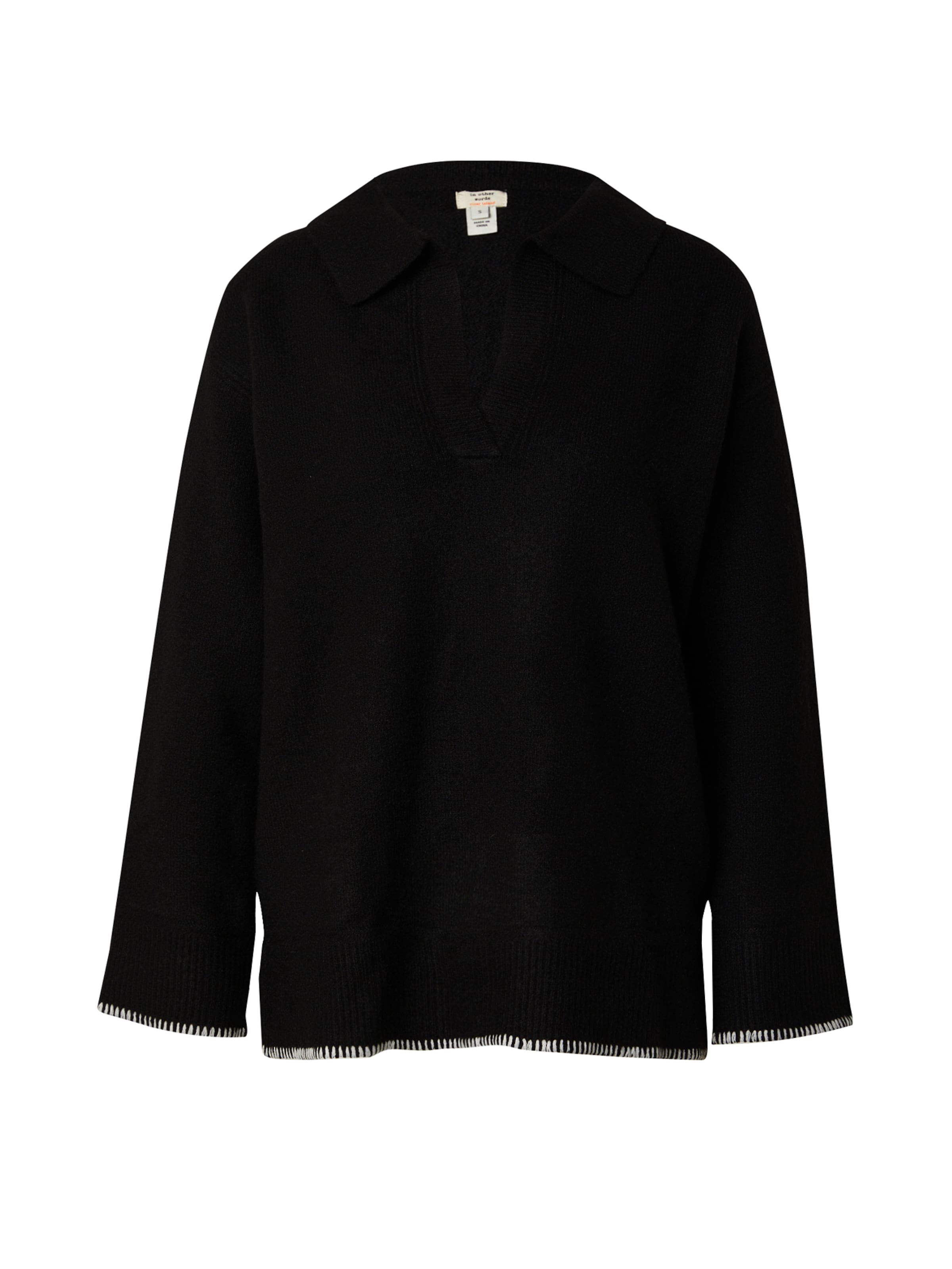 River Island Pullover in Schwarz: Vorderseite