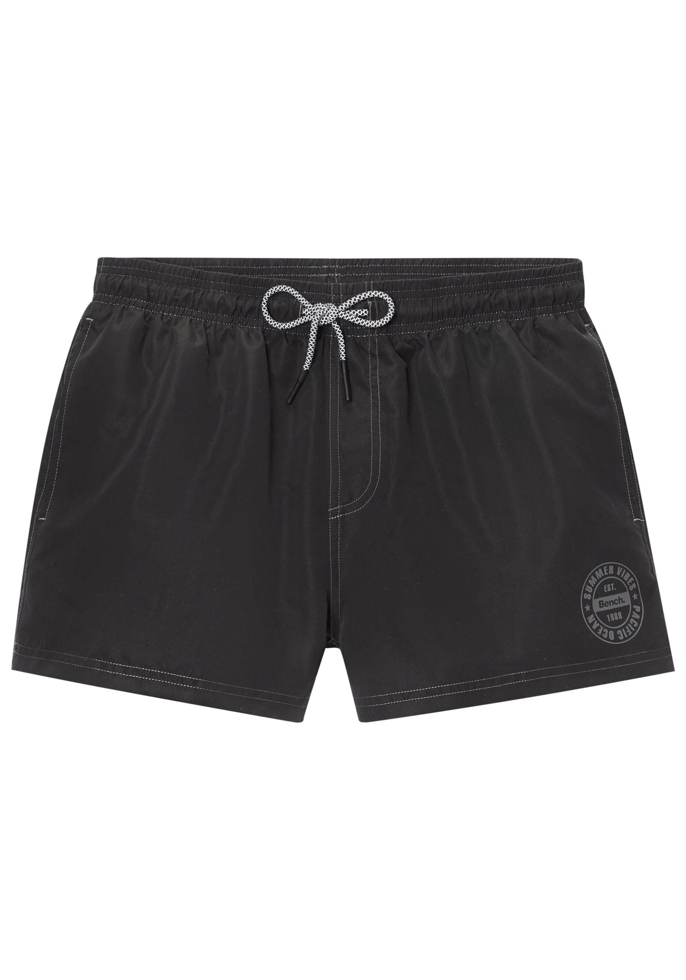 BENCH Board Shorts in Grey / Black, Item view