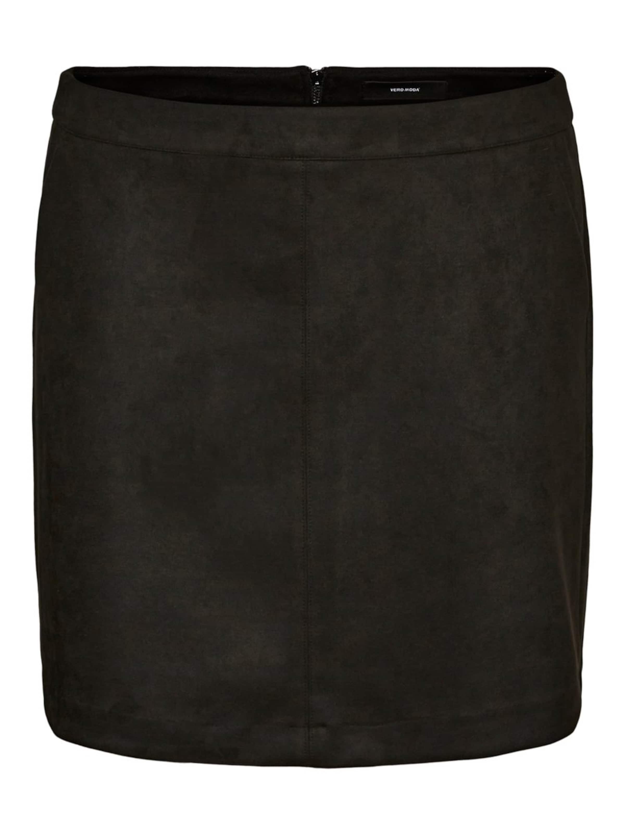 Jupe 'Donna Dina' Vero Moda Curve en noir : devant