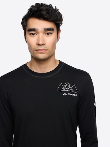 VAUDE Functioneel shirt 'Monviso' in Zwart