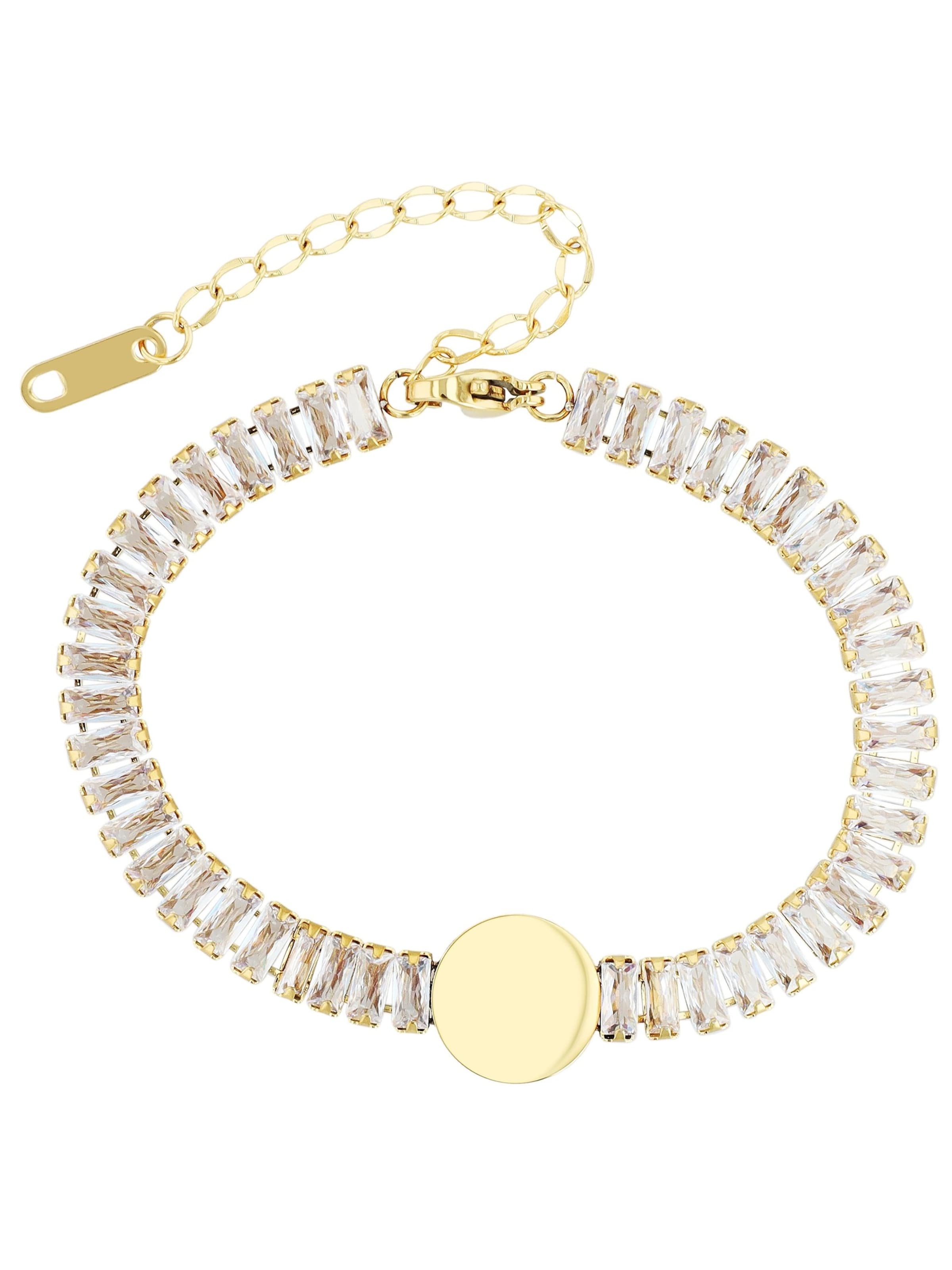 Akzent Bracelet 'Alexis' in Gold: front