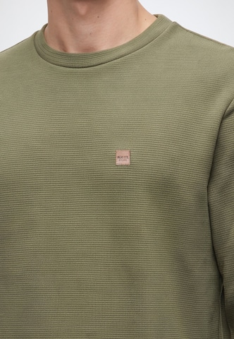 INDICODE JEANS Sweatshirt 'Zarside' in Green: front