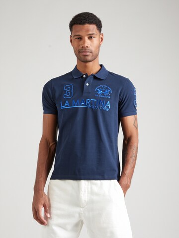La Martina Poloshirt in Blau: Vorderseite