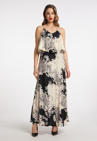 Robe faina en noir : devant