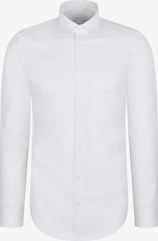 Coupe slim Chemise business SEIDENSTICKER en blanc : devant