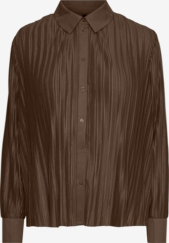 VERO MODA Blouse 'Sutton' in Bruin: voorkant