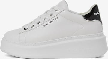 Karl Lagerfeld Matalavartiset tennarit värissä valkoinen: etupuoli