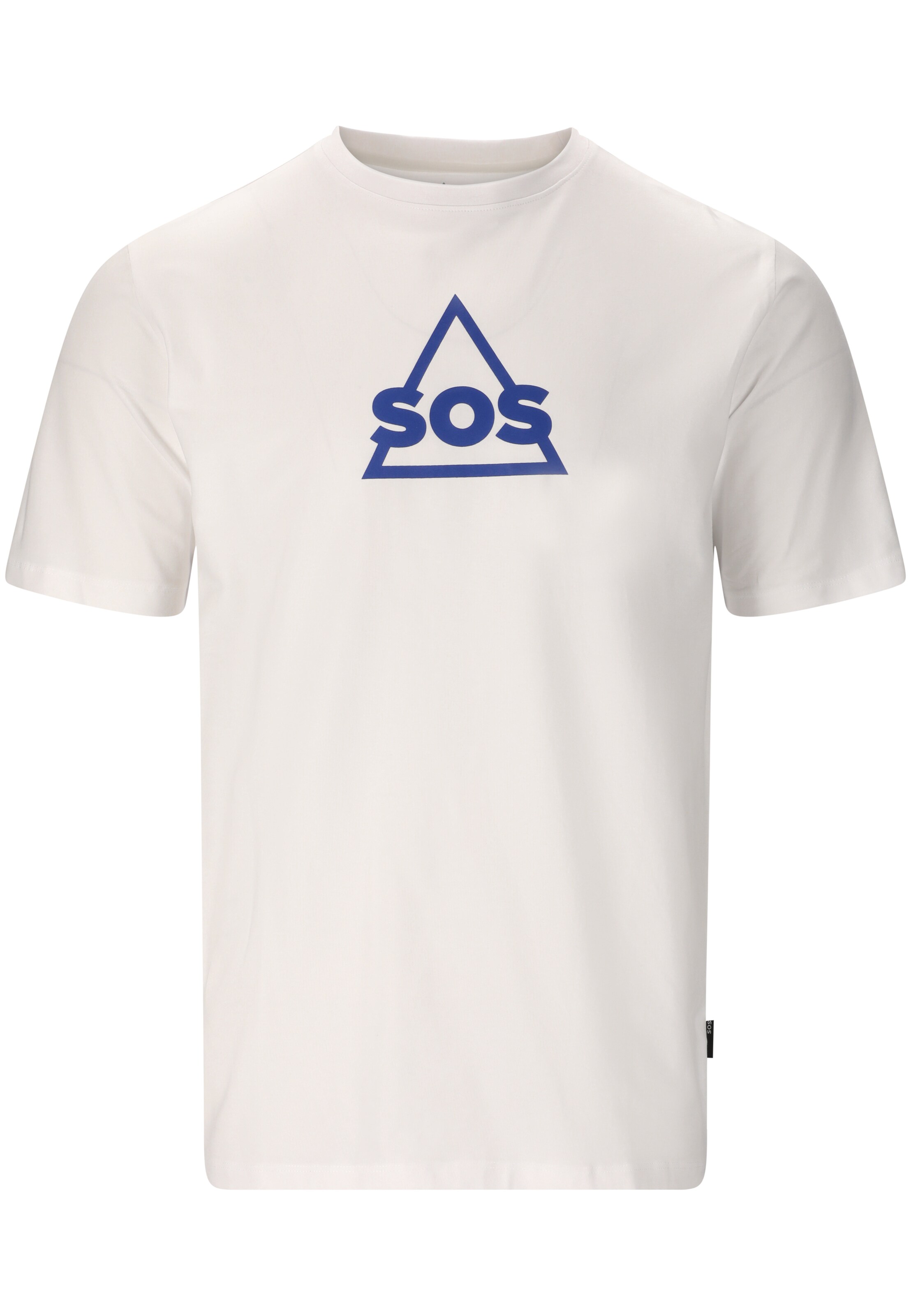 SOS T-Shirt 'Kvitfjell' in Weiß: Vorderseite