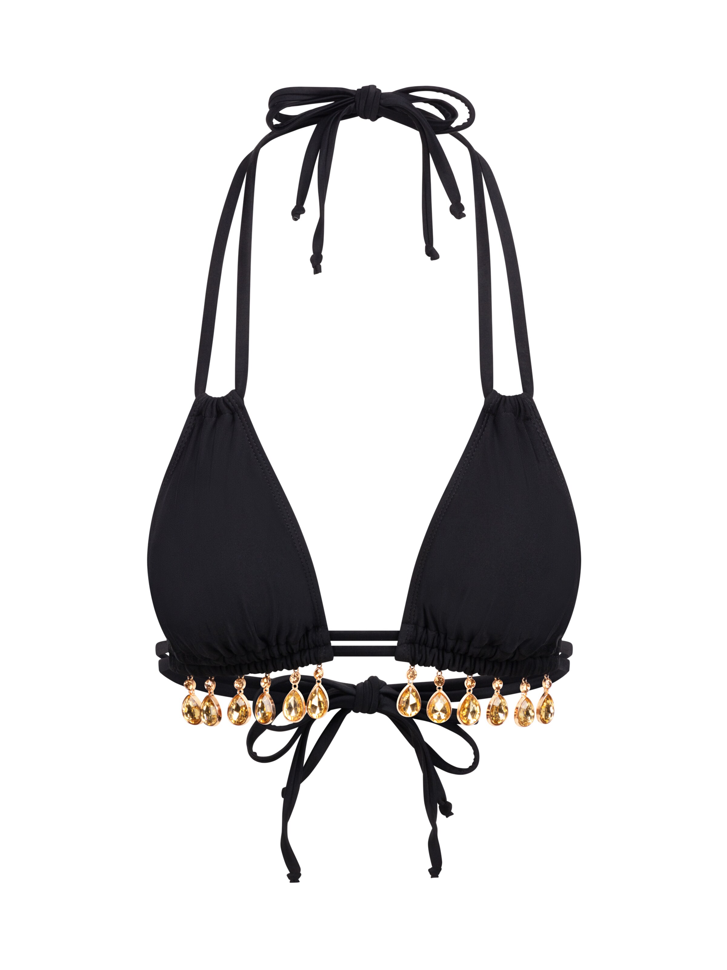 Moda Minx Bikinitop 'Selene' in Zwart: voorkant