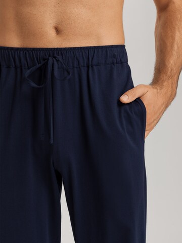 Hanro Pyjamabroek ' Night & Day ' in Blauw