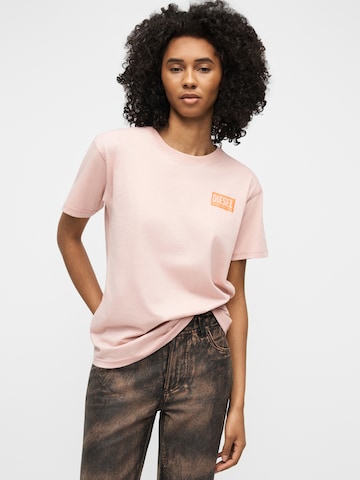 DIESEL Koszulka 'T-NORMY-S6' w kolorze różowy