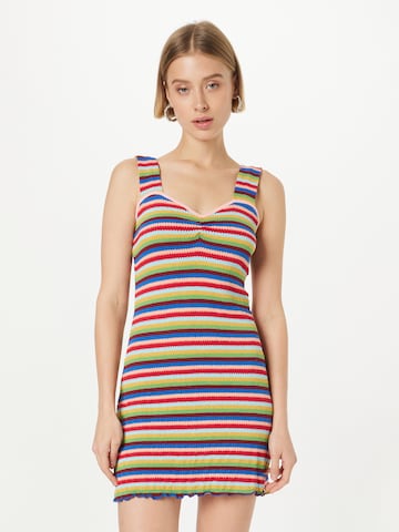 Nasty Gal Letní šaty – mix barev: přední strana