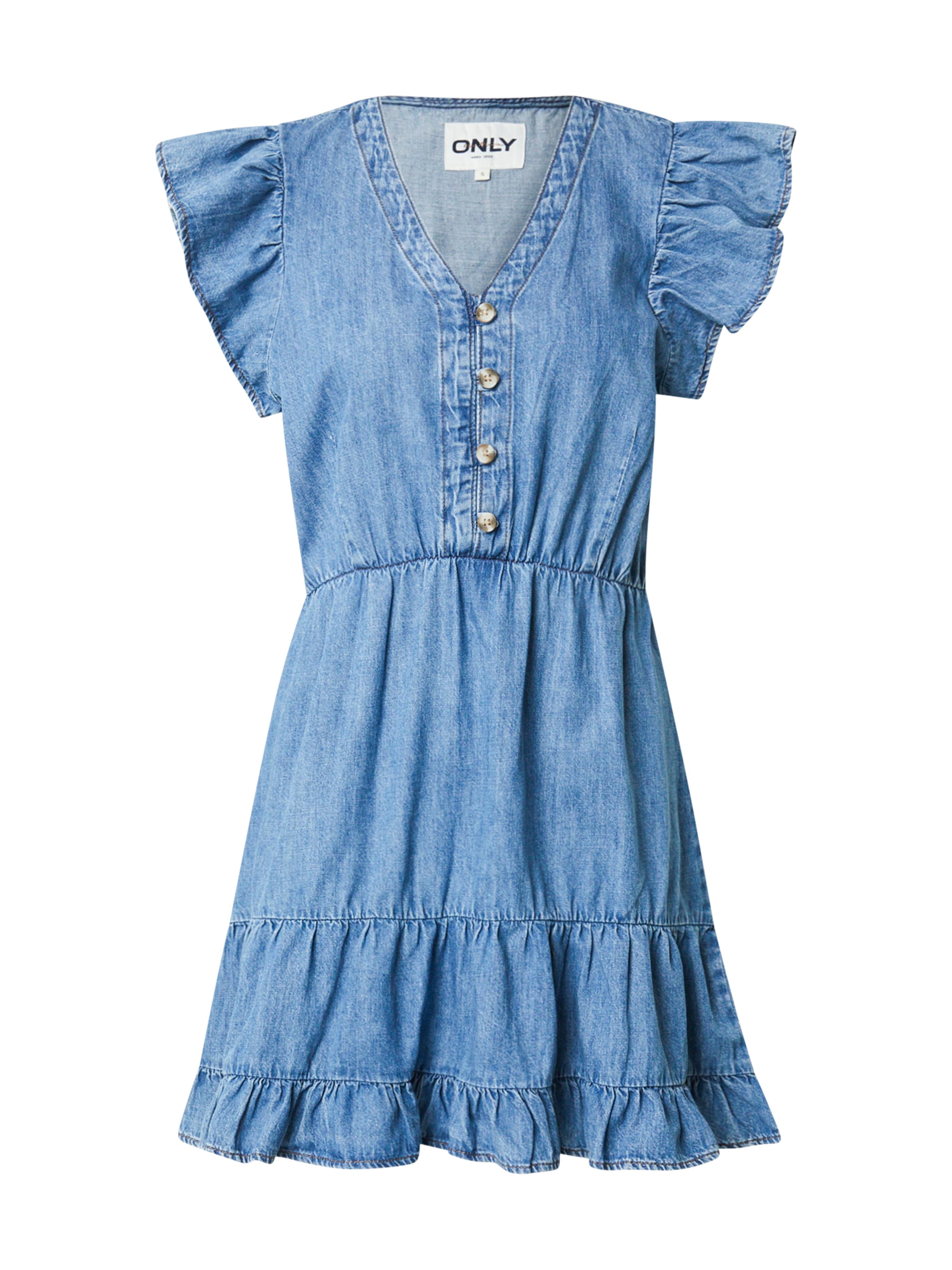 ONLY Рокля 'ONLSEVIGNY' в синьо: отпред