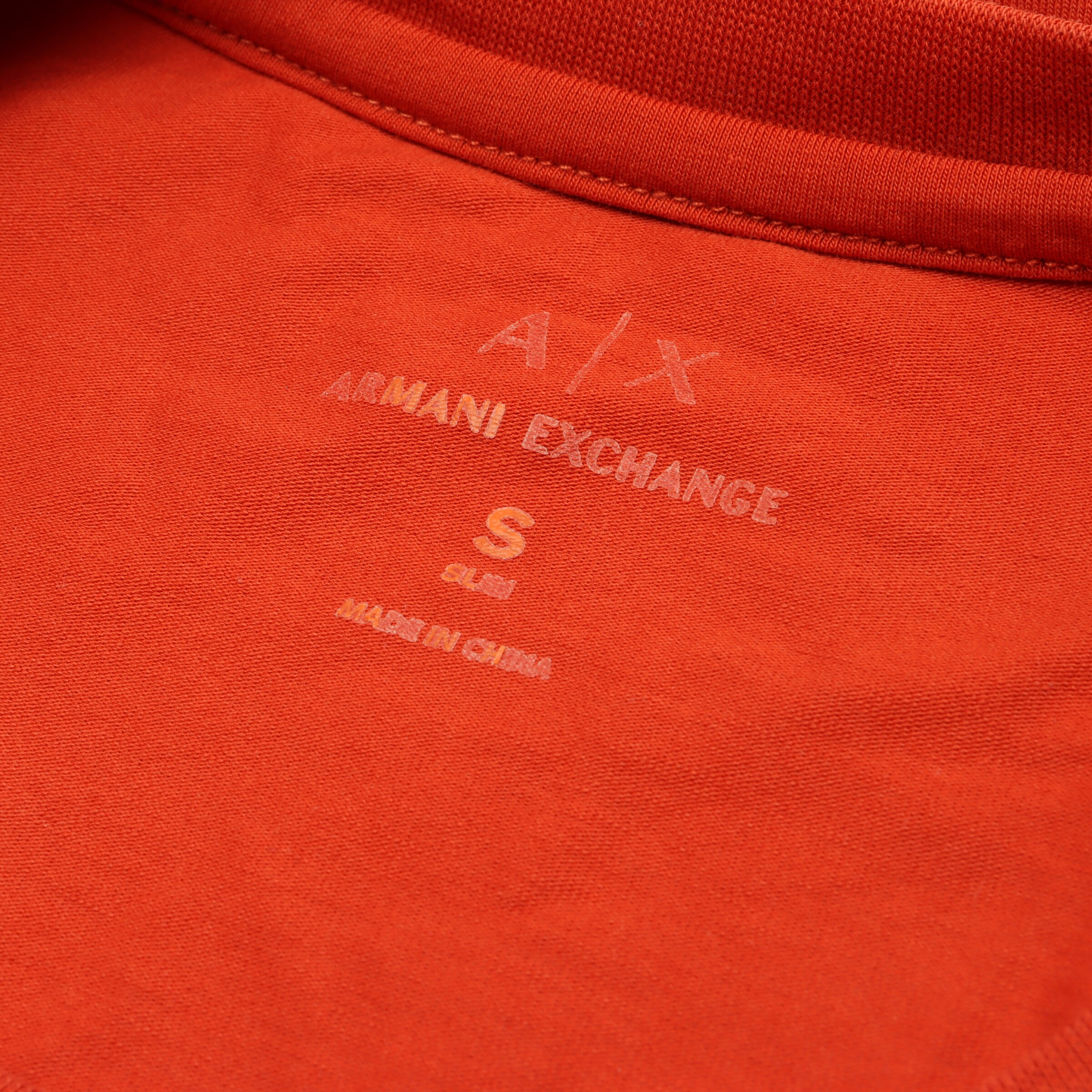 ARMANI EXCHANGE T-Shirt S in Orange