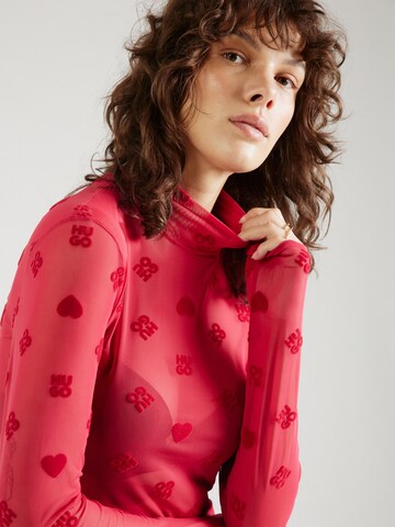 HUGO Shirt 'Diliona' in Red