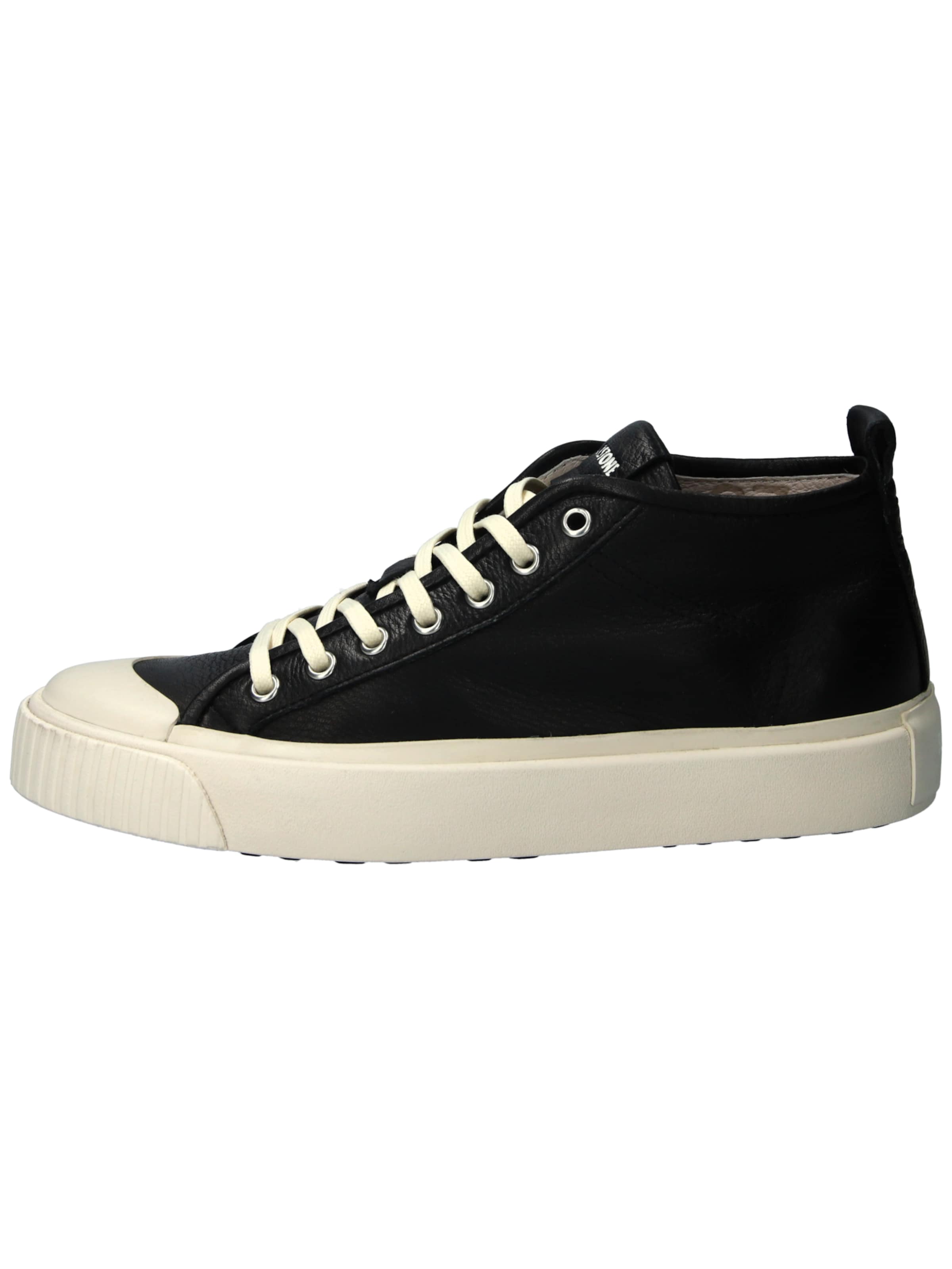 BLACKSTONE - Zapatillas deportivas bajas 'Zoey' en negro: frente