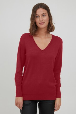 Fransa Strickpullover 'FRDECHIMMER' in Rot: predná strana