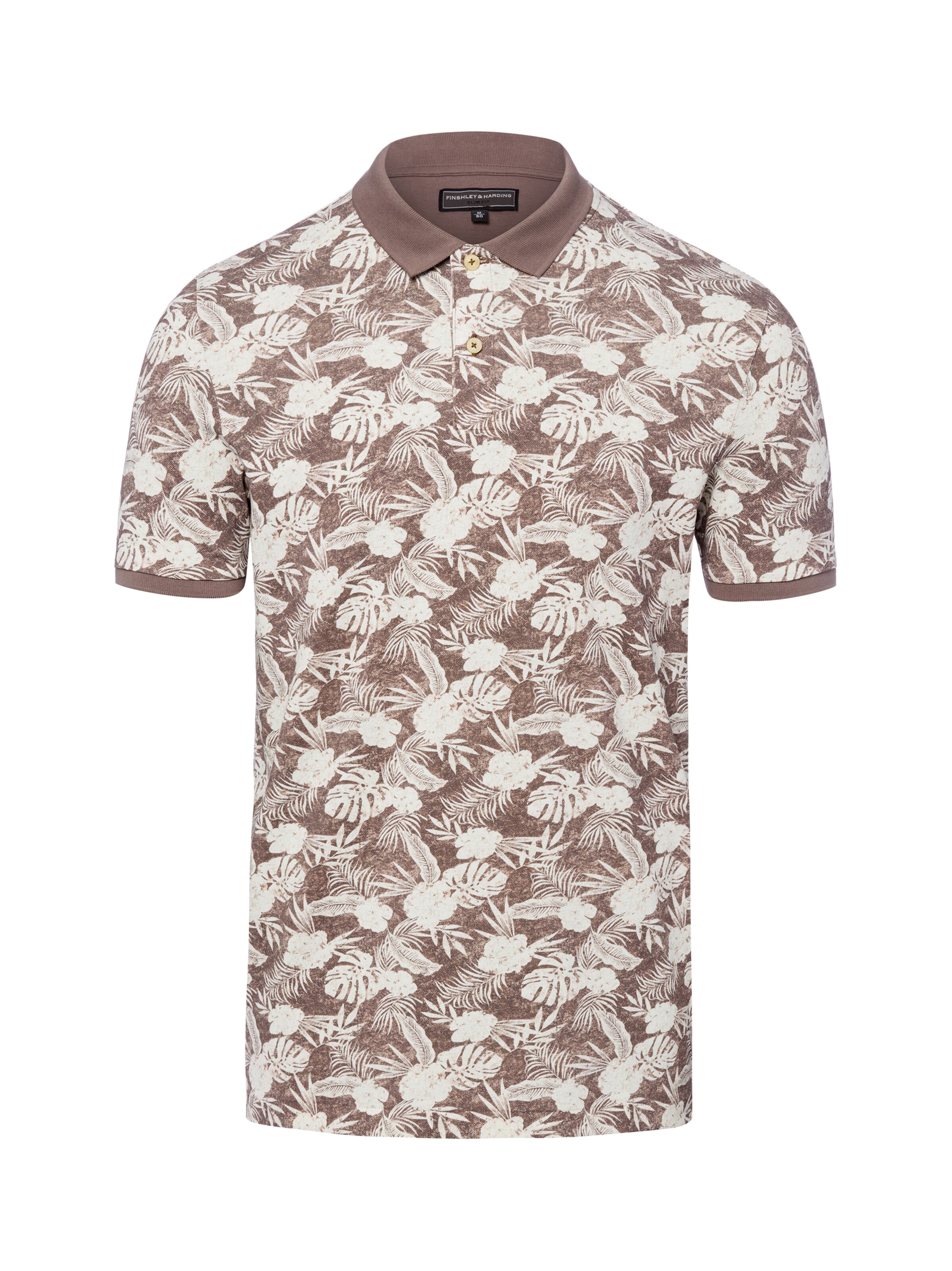 Finshley & Harding Shirt in Brown: front