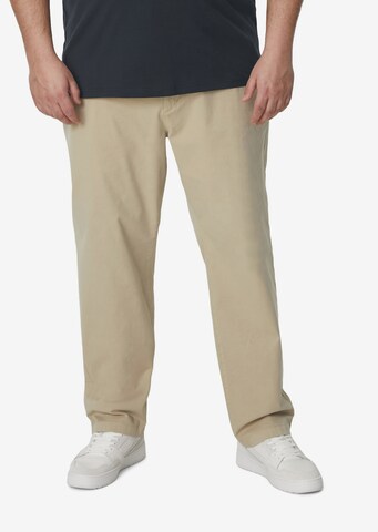 Regular Pantalon chino 'Osby' Marc O'Polo en beige : devant