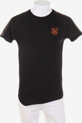 SikSilk T-Shirt S in Schwarz: predná strana