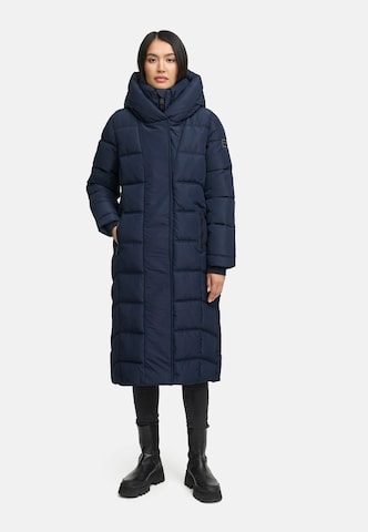Manteau d’hiver 'Engelsfeder XIV' NAVAHOO en bleu : devant
