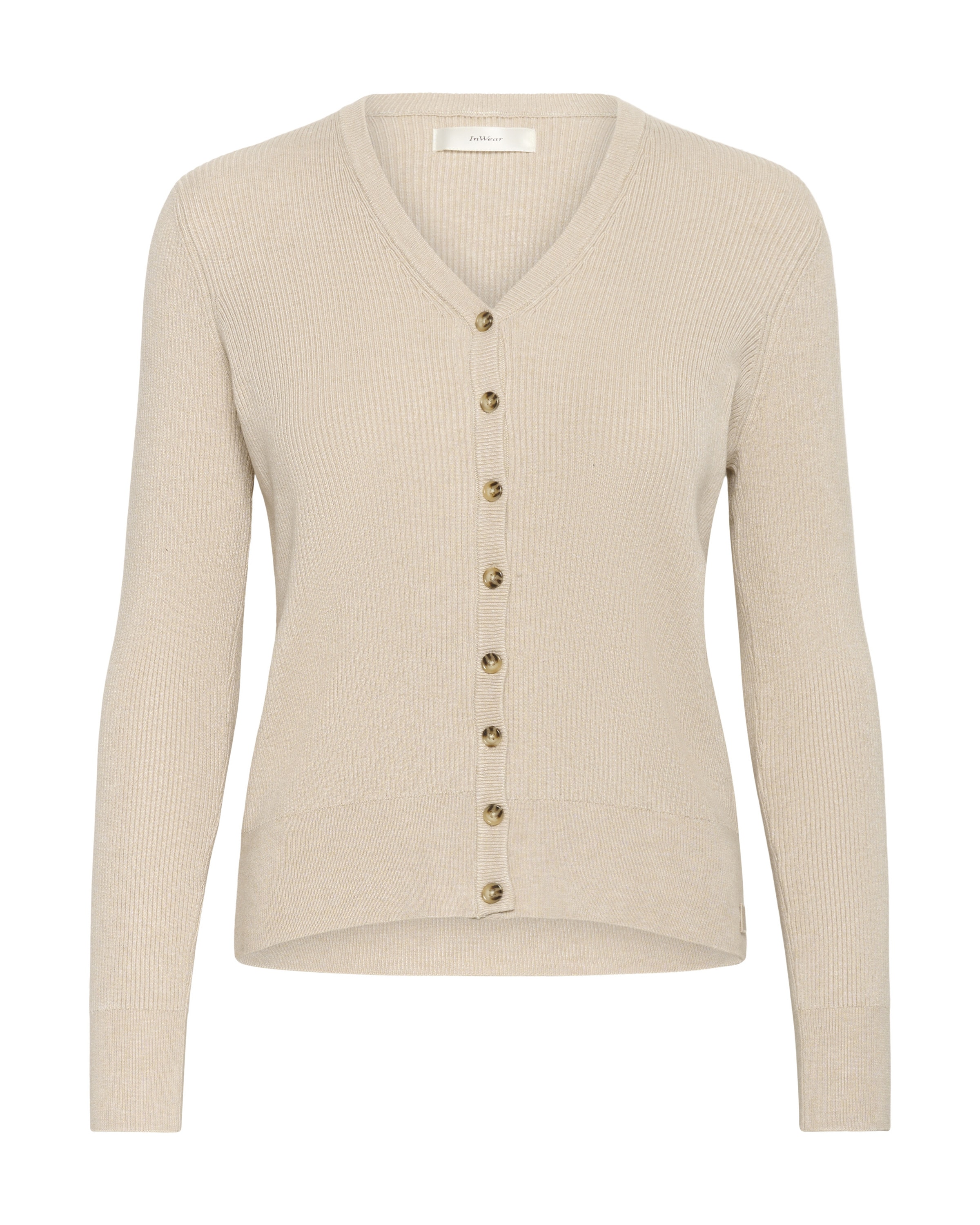 InWear Kardigan &#x27;Leenah&#x27; w kolorze beżowy: przód